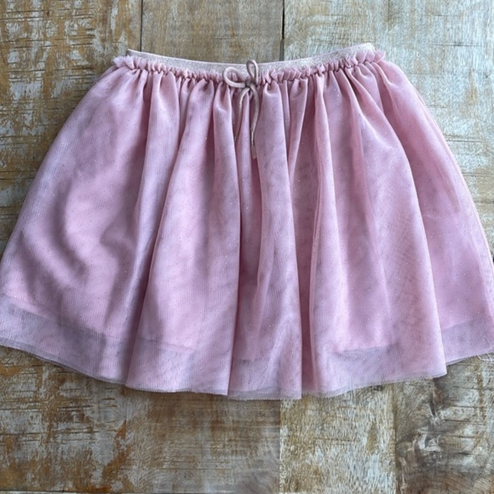 H&M girls sparkly tulle skirt size 4-6Y